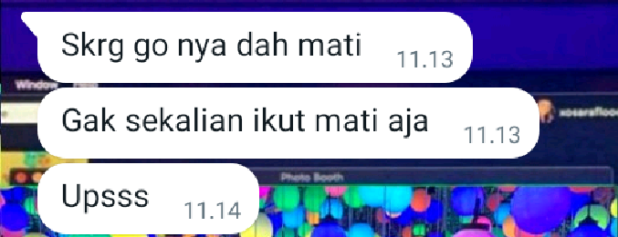 GObyRushbearry's tweet photo. Contoh kata-kata yang sangat tidak pantas menurut kami. Masih banyak lagi yang lainnya bahkan ada yang mengatasnamakan tuhan https://t.co/QV7gVrqOPS