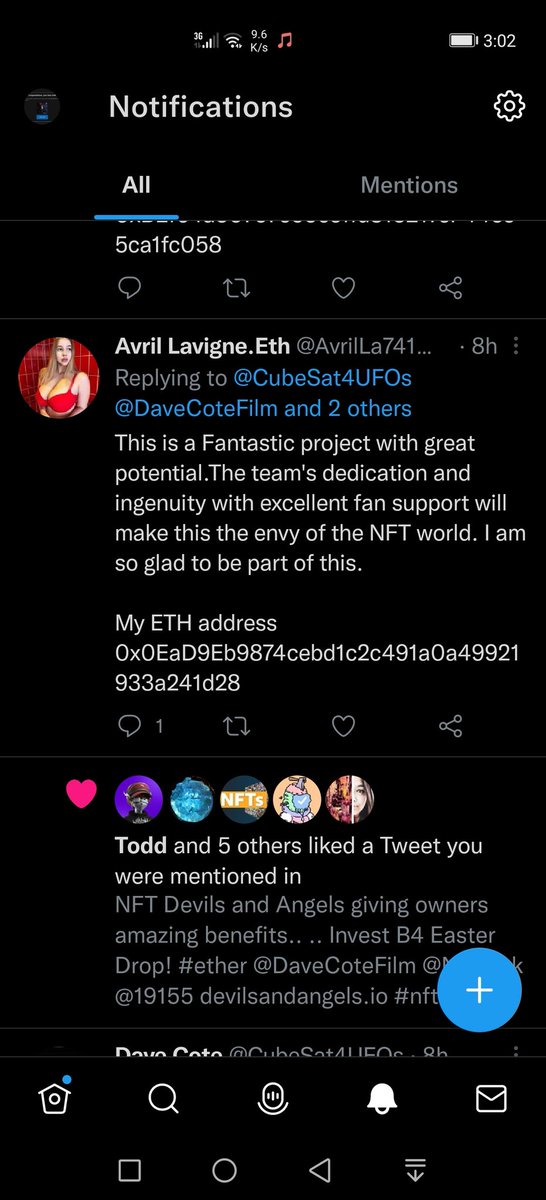 DaveCoteFilm's tweet photo. Thanks @AvrilLavigne and enjoy your Devils and Angels NFT! Please help me now by SHARING https://t.co/JOBDfcNYVR
❤️❤️❤️❤️❤️❤️❤️
#nftmusic #NFTCommumity #NFTartists #NFTCommmunity #nftart #SpacesHost #NFTSPACESHIP #WomeninNFTs #NFTProject #NFTcollection #MyFirstPolymon https://t.co/HAkSp3UwW4