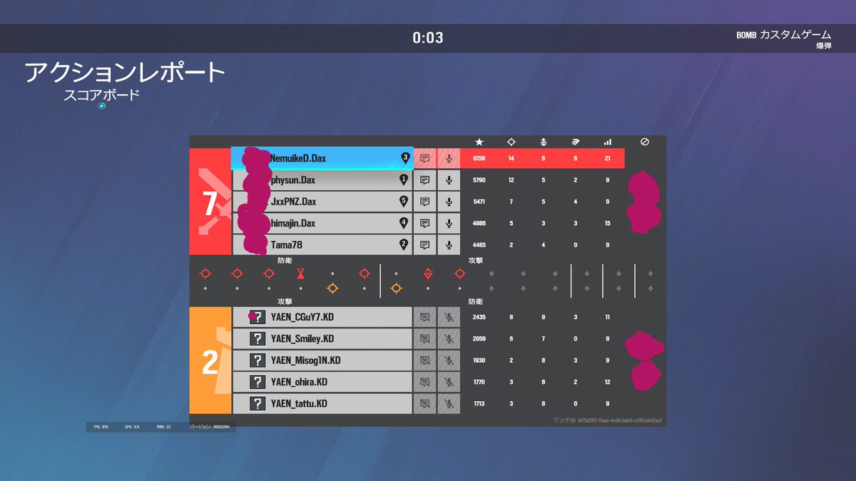 GamingTeamDax's tweet photo. RJOルーザーズ1回戦
YAEN KAIDO様
7-2で勝利しました！
次も試合がありますので応援お願いします！ https://t.co/SaMosElqIw