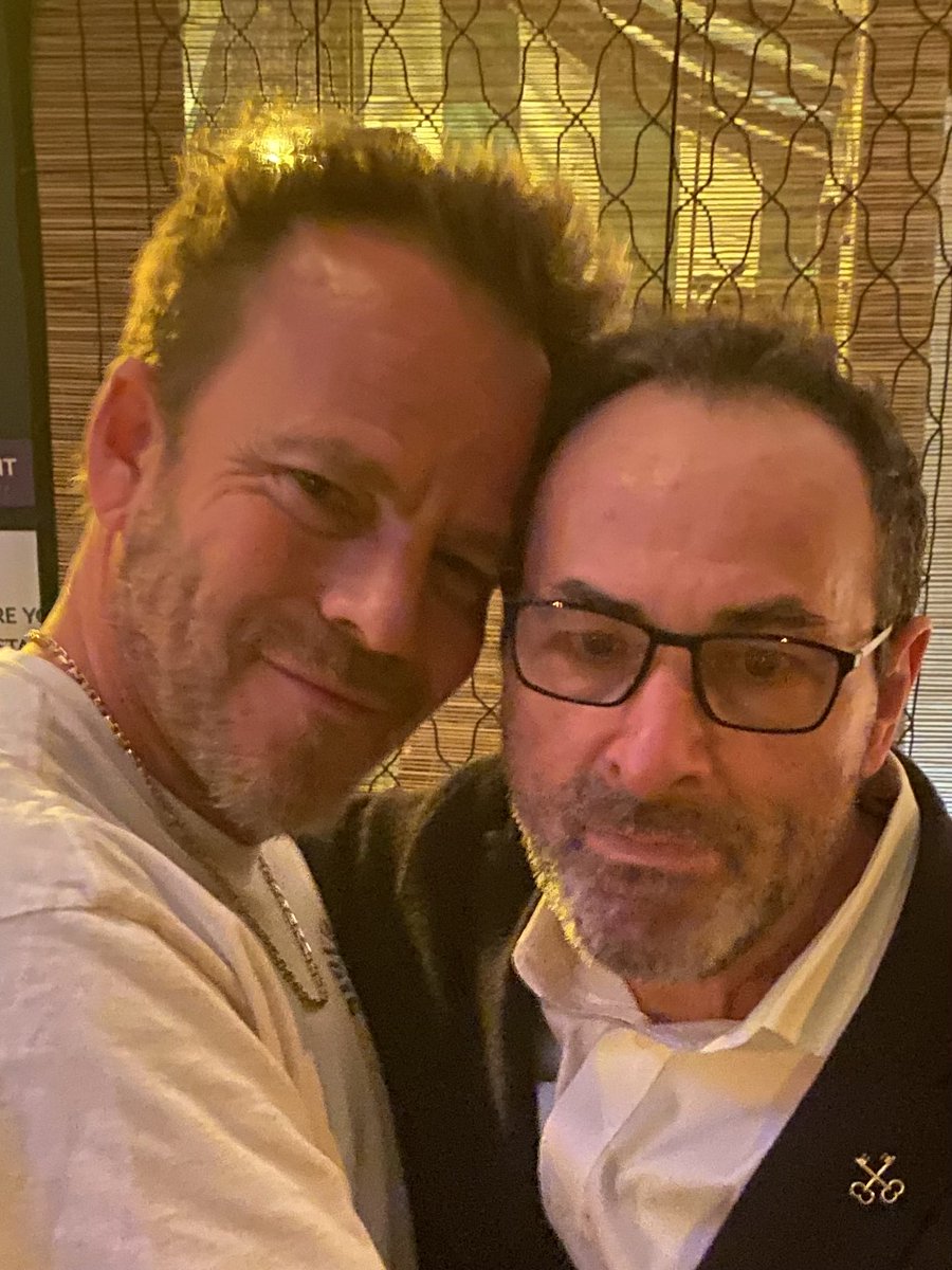 With my friend Stephen Dorff at Bungalows