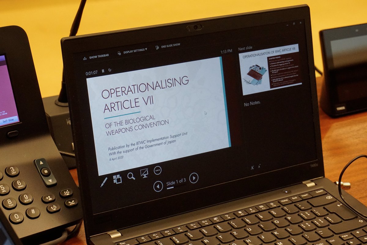 JPZanders's tweet photo. #BiologicalWeapons #1972BWC #BWCPrepCom
@BWCISU
Operationalising BTWC Article VII – A Task for the forthcoming Review Conference https://t.co/hZhnpnLYNg https://t.co/8hIaUhKUfO