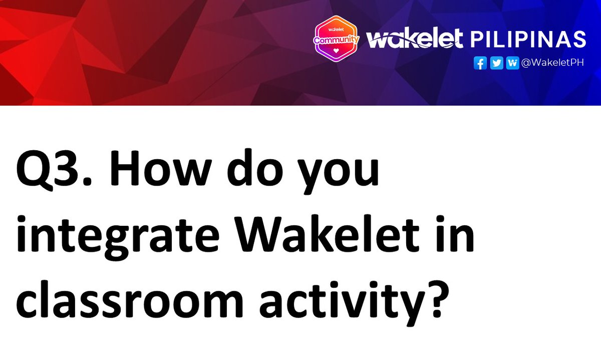 cksapungan's tweet photo. Q3. How do you integrate Wakelet in classroom activity?
#WakeletWave🌊
#WakeletPilipinas #WakeletPHCommunityWeek
@wakeletPH https://t.co/NXa1vo2A9d