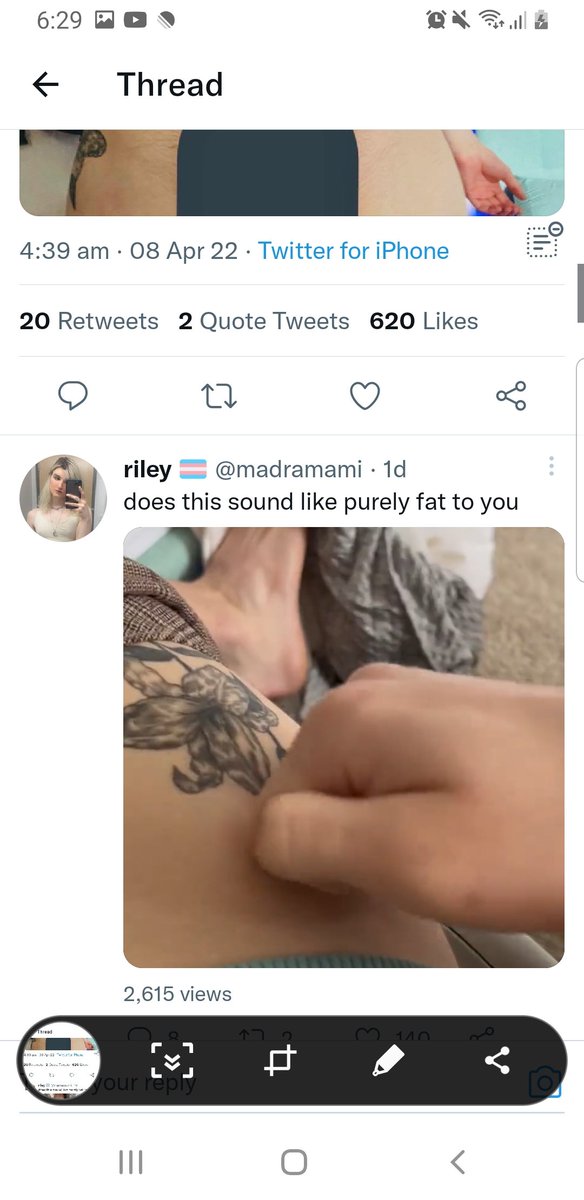 self666destruct's tweet photo. @Watchman_5 But she was going to knock on the widest part of her hip to PROVE her bone has changed.. doesn't sound like just fat right 😂😂 https://t.co/J6scO1uLKN