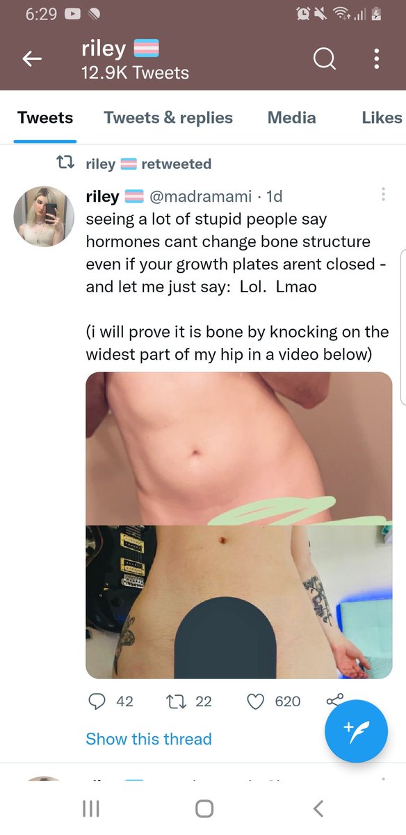 self666destruct's tweet photo. @Watchman_5 But she was going to knock on the widest part of her hip to PROVE her bone has changed.. doesn't sound like just fat right 😂😂 https://t.co/J6scO1uLKN