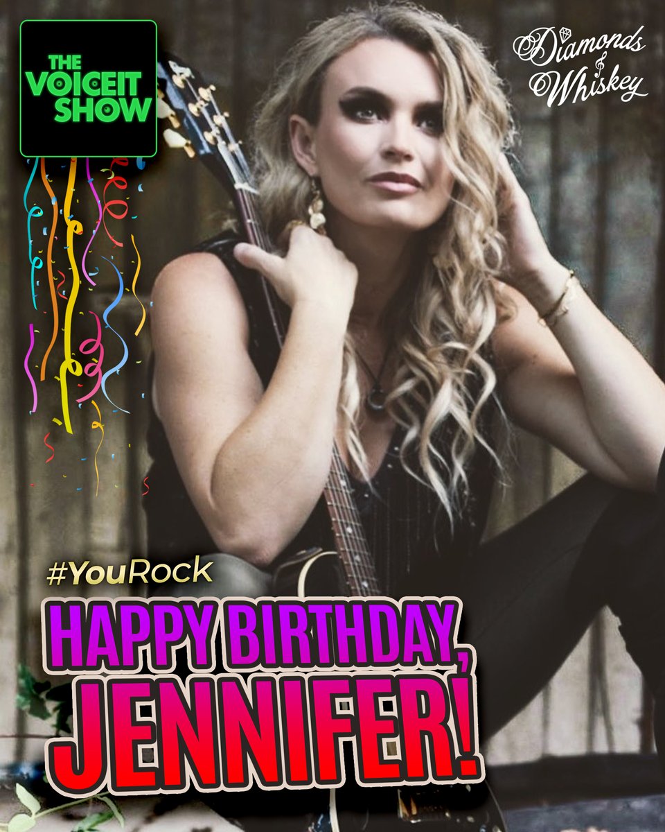 Wishing a BIG Happy Birthday to the Magnificent frontwoman of <a href="/diamondswhiskey/">Diamonds and Whiskey</a> , an Aesthete, a great Inspiration, the Flannel Queen, and our revered Friend - JENNIFER LAUREN!!!

Keep on rockin', and inspiring us with your Music and Being, Jenny!

Have a great one!