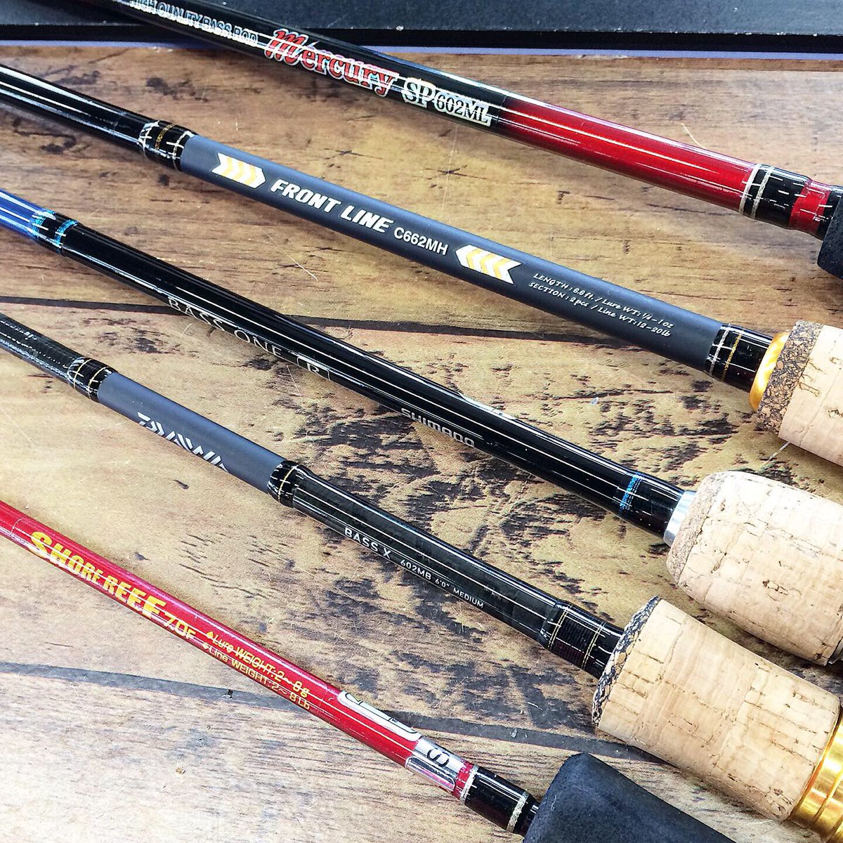 yamagamitsurigu's tweet photo. #ロッド
お売り頂きました、
ありがとうございます!!🐡
#mercury SP 602ML
#protrust
#FRONTLINE 622MH
#shimano #シマノ
#バスワンr #bassone
#tiga #shorereef 7.0F
#daiwa #ダイワ
#bassx 602MB
初心者の方にもお求めやすいロッドです!🐢 https://t.co/BXn0CxeEYB