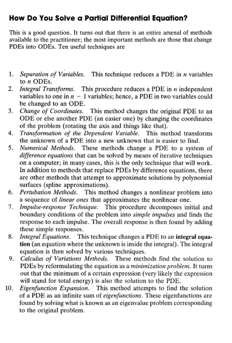 mathematicsprof's tweet photo. Nice note in a PDE text. https://t.co/ZJYNirE0uU