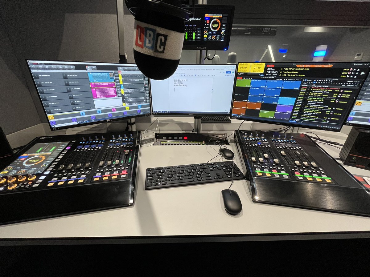 johnnyljenkins's tweet photo. A treat to drive the new @LBC desk last night! https://t.co/rj92vH7Z25