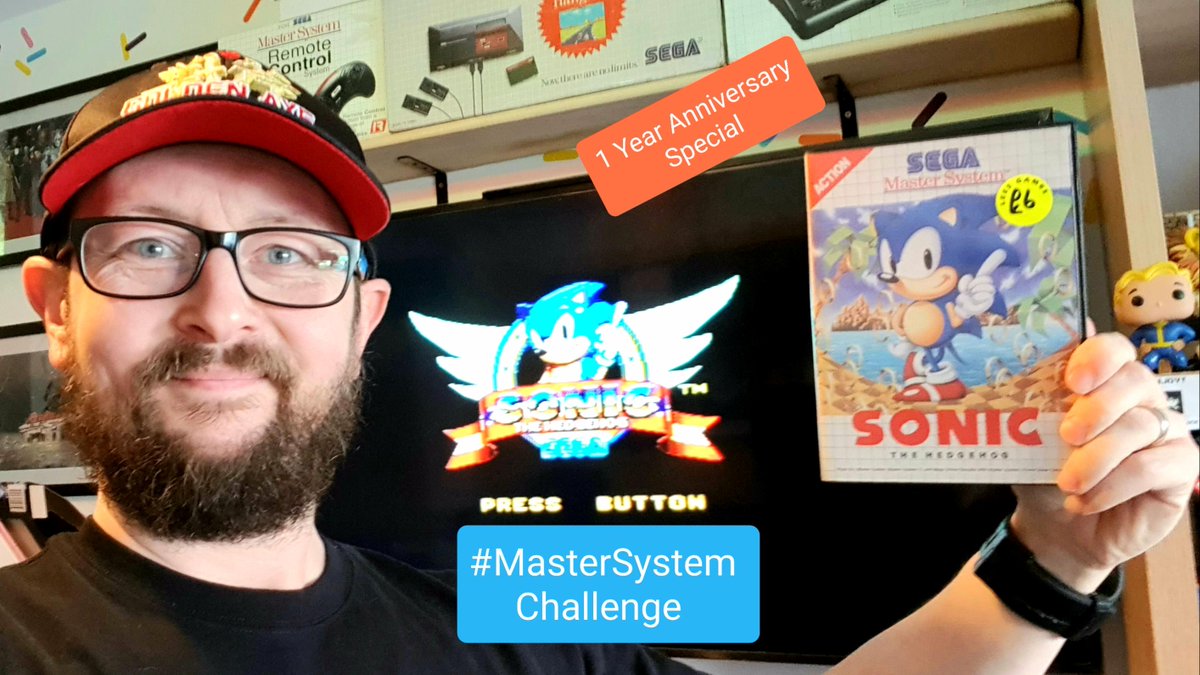 It's our 1 year anniversary in the #MasterSystemChallenge &amp; we're going back to where it began but this time it's a Hi Score challenge on

#SonicTheHedeghog 

NB: I took my score from the previous round. Full rules for the competition in the below video

youtu.be/j9lyes9cimI