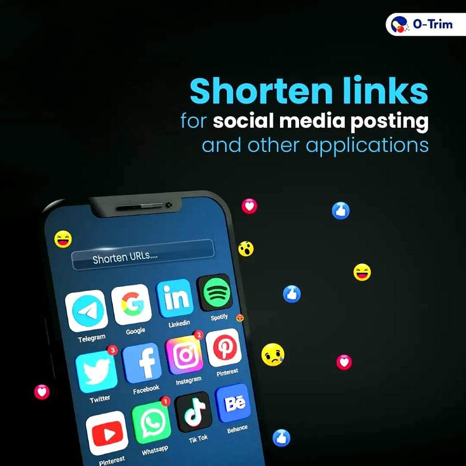 O-Trim is a great tool to use for anyone looking to shorten their links for social media posting and other applications.  Get started with O-Trim.

#urlshortener #linkshortener #ONPASSIVE  #urlshorteneronline #besturlshortener
