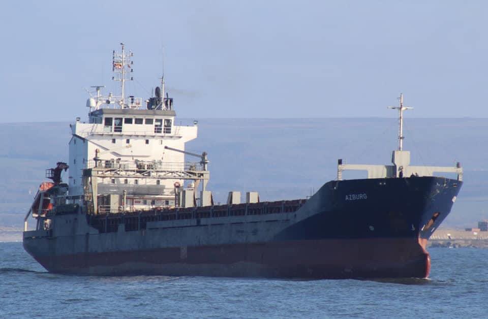 hoffmannoliv1's tweet image. Heard about the news of Azburg being struck and sunk in Mariupol... loved seeing her rather dramatic entrance to Hartlepool last year.  #azburg #sunk #7NEWS #bbcnews 

Hoping for the safety of the crew on board her.