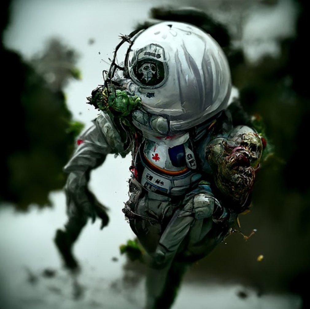 NFT_Researcher_'s tweet photo. #NFTDrop 1/1 #AstroZombie #1 🧌

Only in #OpenSeaNFT ⛵️

Price: 0.07 $ETH 🔥

🔁 RT to support the project

#openseaartists #NFTArt #NFTcollectibles #AIArtwork #AIArt #NewNFT #NFTCommunity #NFTSciFi #nfteth #NFTCollection  #aiartist #NFTLovers 

⏬⏬⏬
https://t.co/URutN4AOU5 https://t.co/FKVlTEvoJa
