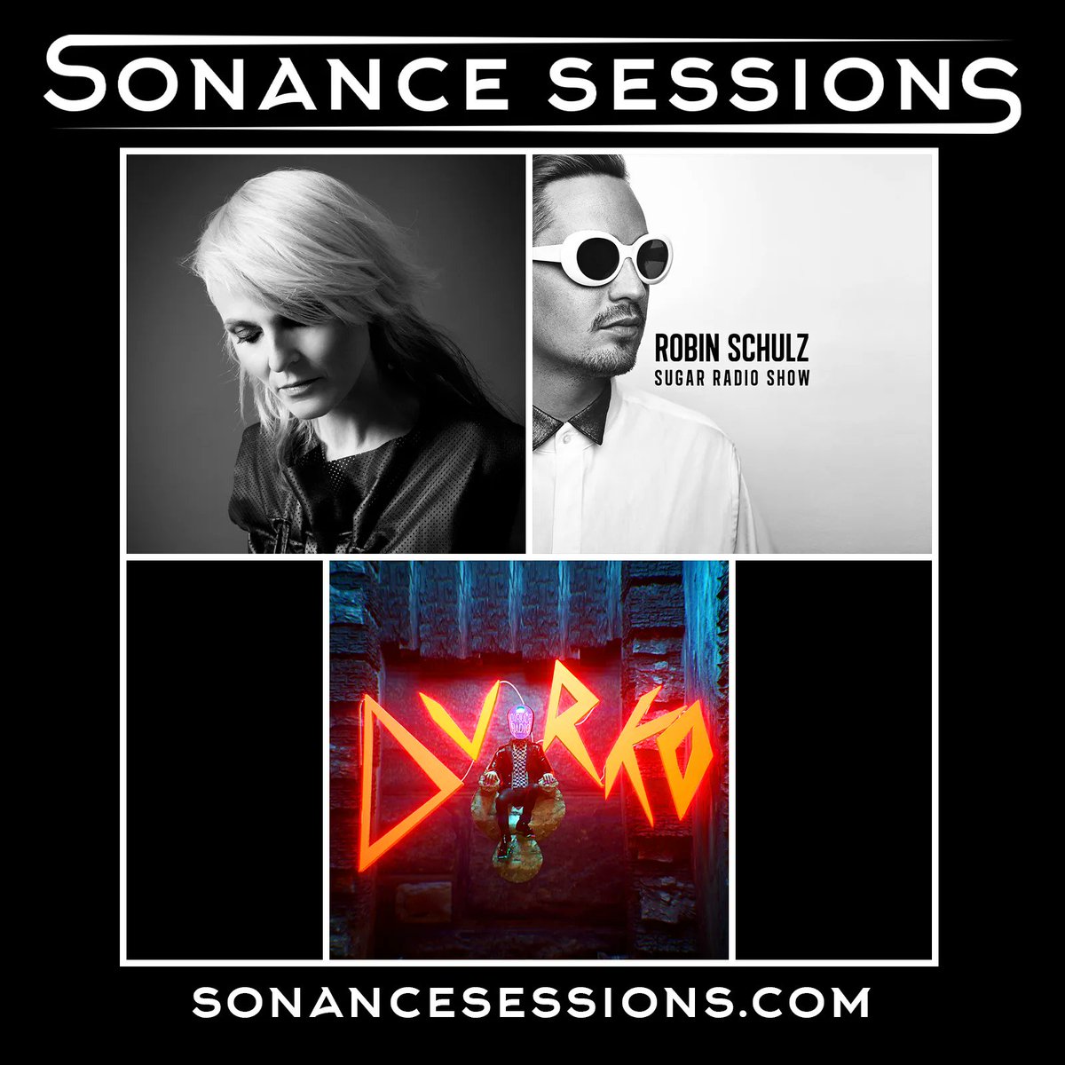 sonancesessions's tweet photo. Coming up on Sonanace Sessions Radio 08:00 @thesisterbliss In Session. 09:00 @robin_schulz Sugar Radio Show. 10:00 @whoisdvrko DVRKADE Radio. #sisterbliss #DVRKO #DvrkadeRadio #HouseMusic #EDM #edmradio #internetradio #radioshows https://t.co/RggnNU93u9