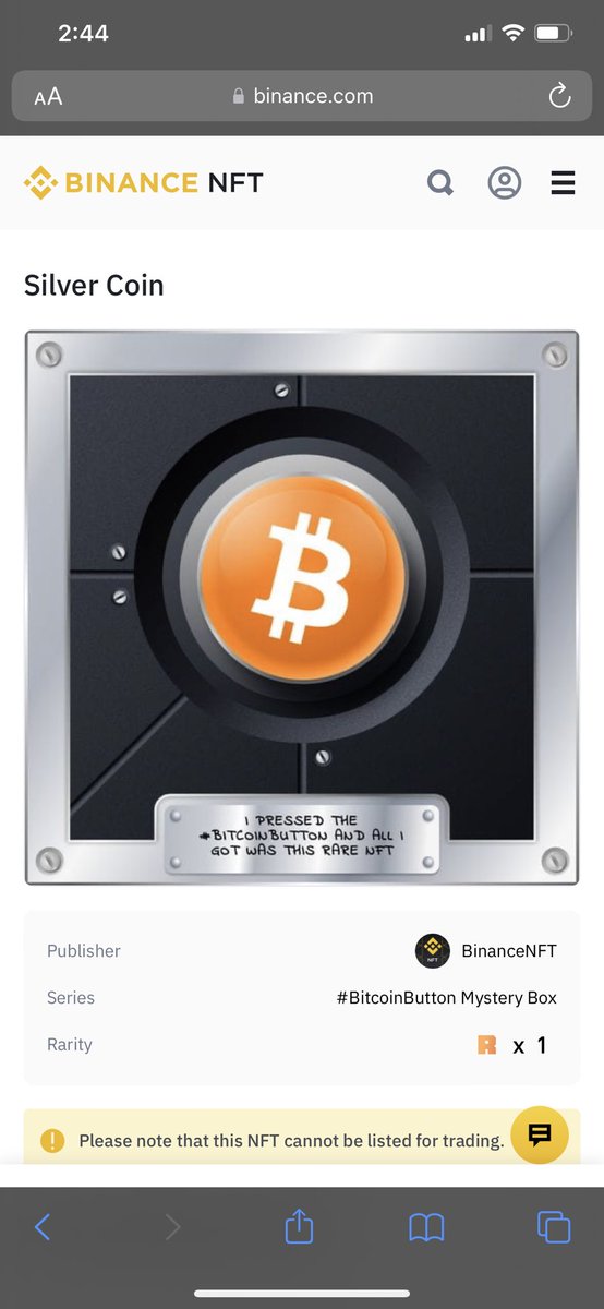raffyonline's tweet photo. Try it now! #BitcoinButton #Binance https://t.co/1TU1zNMXf5
