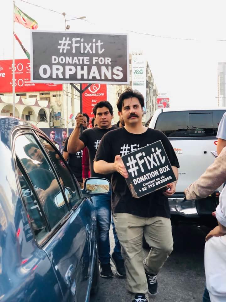fixitpak's tweet photo. Raising funds for #FixitFamilyHome orphans at Teen Talwar #Karachi 

Help us in securing future of these kids 

#Fixit https://t.co/c0iRpN6tDU