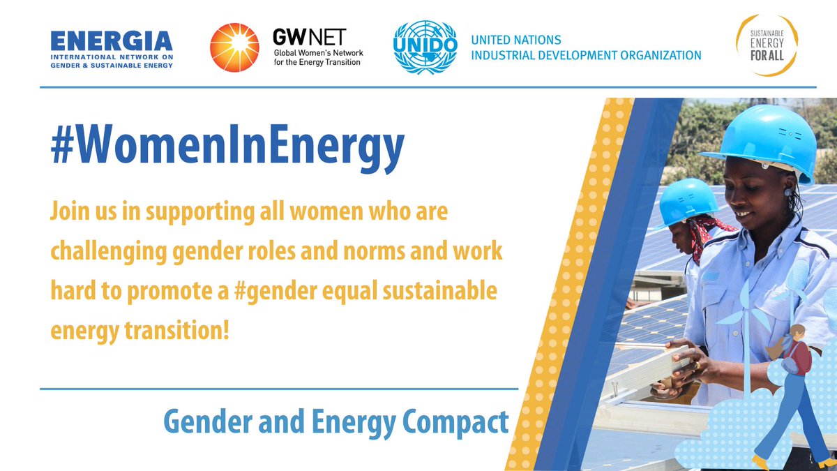 The #energytransition creates jobs & reshapes all aspects of how energy is produced and distributed, including women engagement in the process.

@IRENA is proudly part of the #GenderEnergyCompact that promotes just, inclusive, gender-responsive transition.