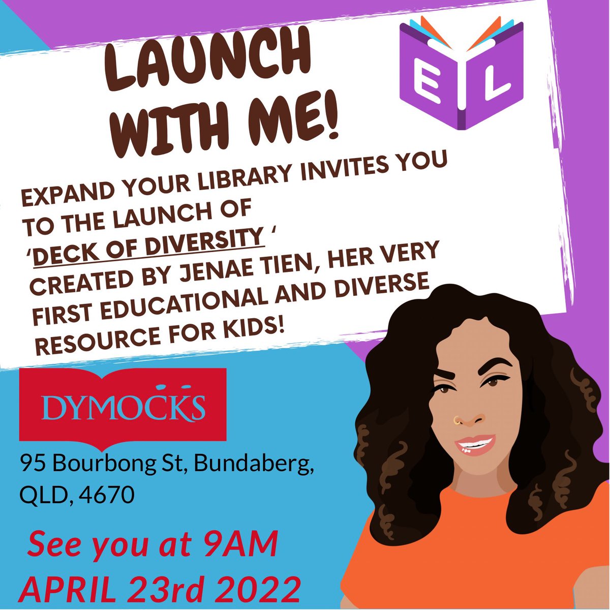 I’m having a full circle moment and launching my very first educational and diverse product at <a href="/Dymocksbooks/">@dymocksbooks</a> Bundaberg.
I am super passionate about diverse books and resources for kids … so much so I made my own ! 
More info instagram.com/expand_yl/