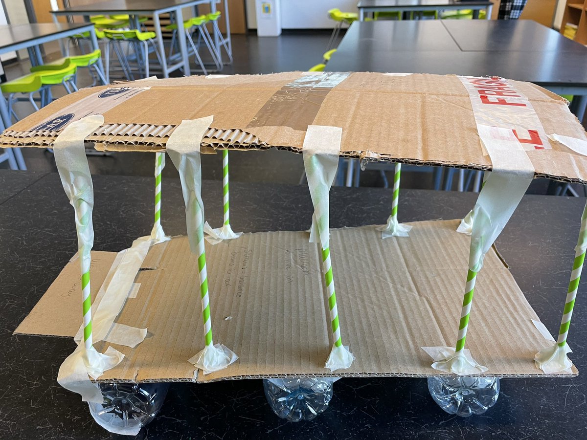 Ms_Orchard's tweet photo. Year 10 geographers designed house that could float in the Makoko slum, Lagos. They used recycled materials. @PlantbrkSchool https://t.co/hJnAXomjbe
