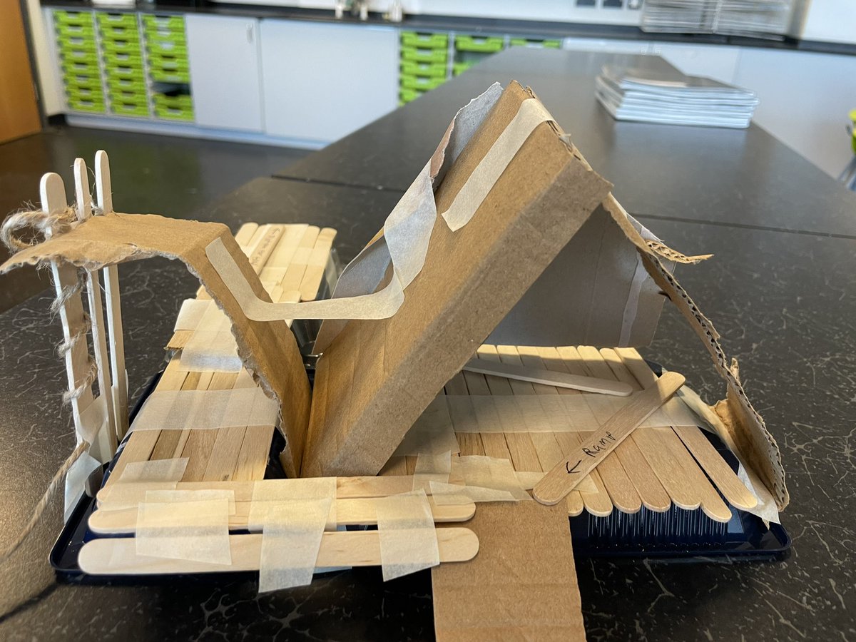 Ms_Orchard's tweet photo. Year 10 geographers designed house that could float in the Makoko slum, Lagos. They used recycled materials. @PlantbrkSchool https://t.co/hJnAXomjbe