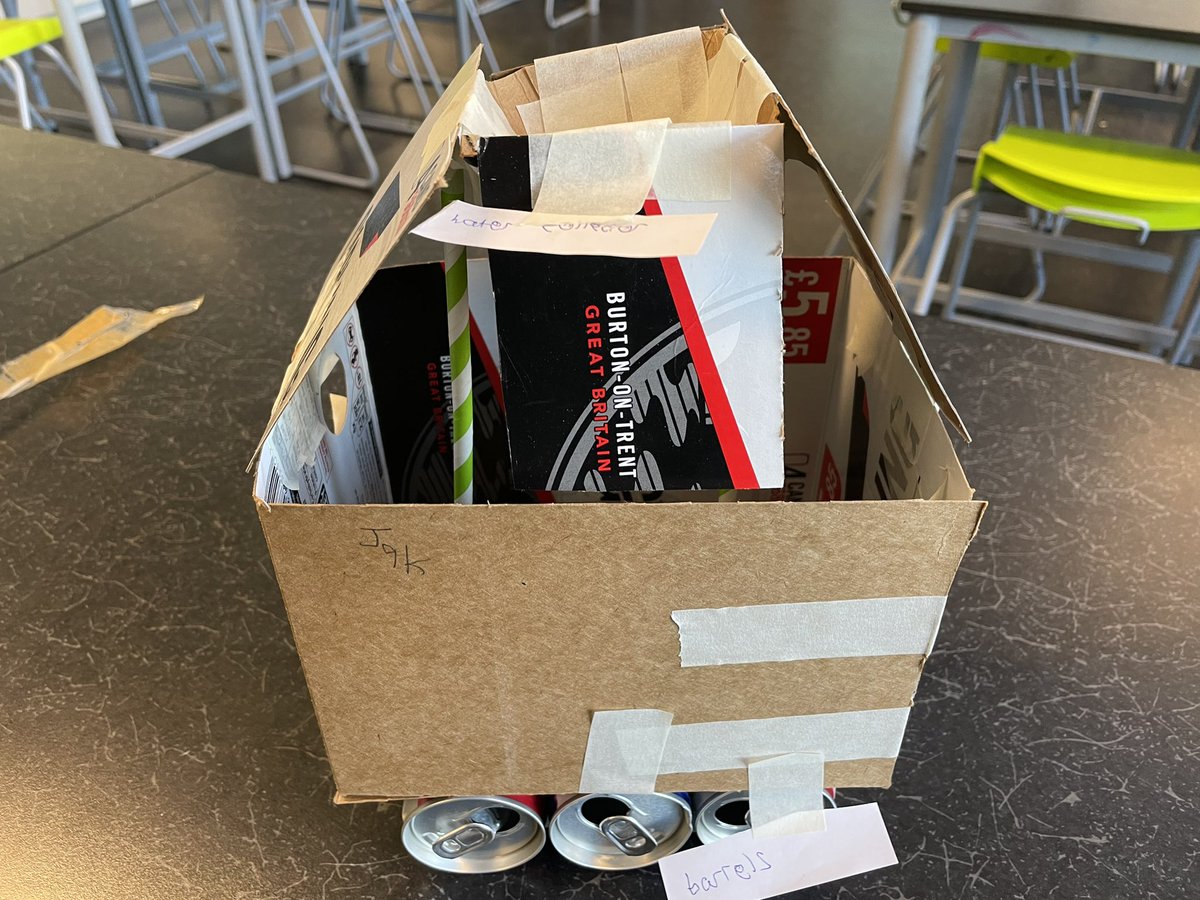 Ms_Orchard's tweet photo. Year 10 geographers designed house that could float in the Makoko slum, Lagos. They used recycled materials. @PlantbrkSchool https://t.co/hJnAXomjbe