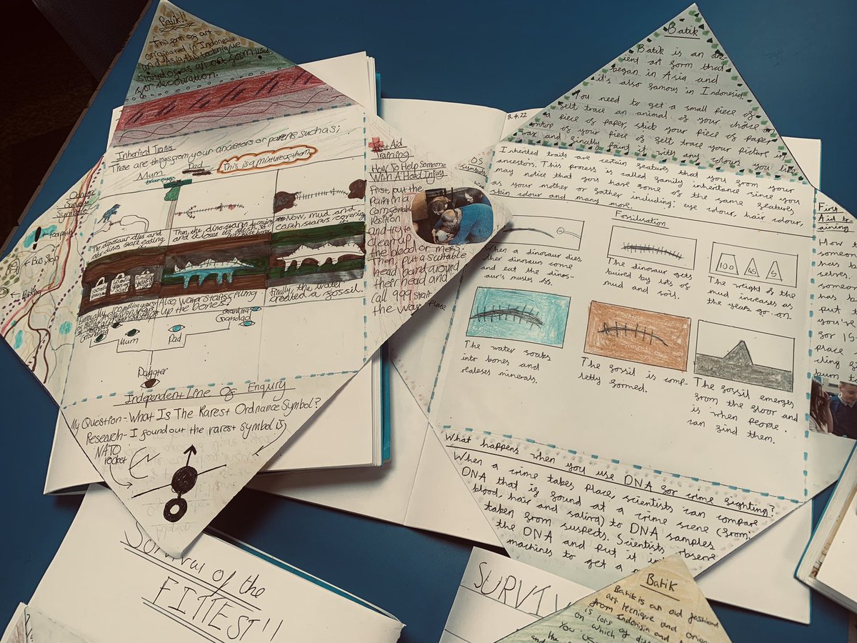MrMJEllis's tweet photo. 🤔 Move aside double page spread 🤔 

The kids absolutely loved summarising their spring term learning with these flap style designs. They also followed their own line of enquire to research more information. 💻📚

Thankyou to whoever did this recently for the inspiration 🙌🏻 https://t.co/rKYygqETMO