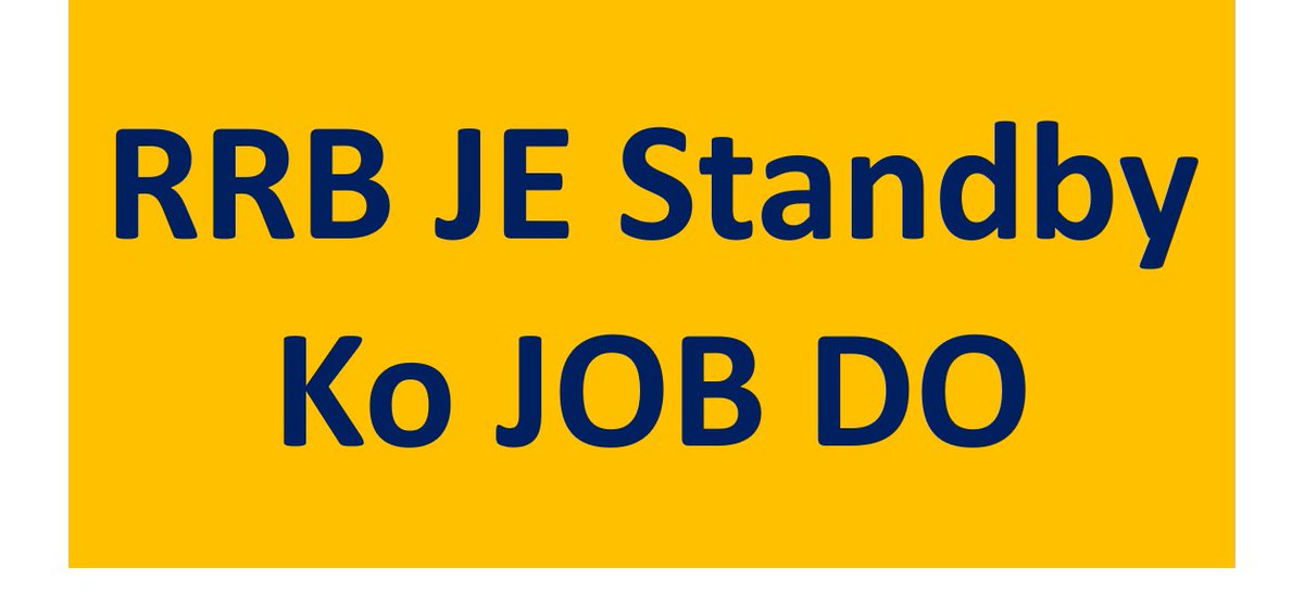 #RRBJE_WAITING_CLEAR_KARO #RRBJE_STANDBY
<a href="/RailMinIndia/">Ministry of Railways</a>
<a href="/AshwiniVaishnaw/">Ashwini Vaishnaw</a>
<a href="/PMOIndi/">pauline moindi</a>
<a href="/southernrailway/">southern railway</a>
<a href="/COMSRly/">COM@SOUTHERNRAILWAY</a>