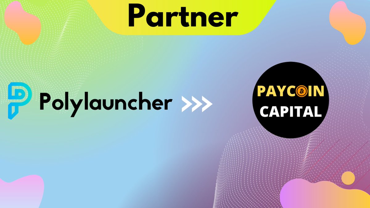 🚀PARTNERSHIP ANNOUNCEMENT ✅ Paycoin capital is excited to announce our new partnership with @PolyLauncher PolyLauncher is First Metaverse Focused Accelerator and Launchpad Built on Polygon With Polylauncher and anybody can become an ANGEL investor. #PolyLauncher #Metaverse