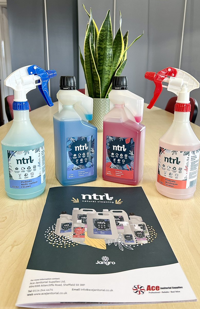 AceJanitorial's tweet photo. These 2 products could clean all the surfaces in your facility, &amp; with improved results too.. #naturalcleaning #sustainablecleaning #plantbased #probiotics #healthylifestyle #carbonneutral https://t.co/ZR67YS78eI