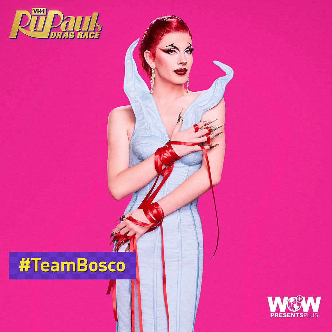 Are you #TeamBosco? 👑 

Retweet, like, comment, and use the hashtag if you want <a href="/hereisbosco/">Rupaul’s Drag Race</a> to snatch the #DragRace crown! 🏁

Watch #DragRace Season 14 now streaming on <a href="/wowpresentsplus/">WOW Presents Plus</a> (ex. USA, Canada, Australia) and @vh1 (USA): bit.ly/34qWN3q