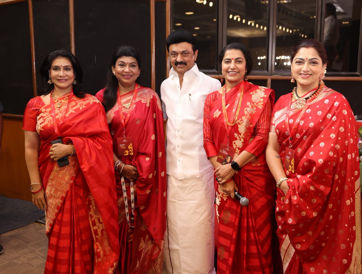 khushsundar's tweet photo. Thank you H'ble CM Thiru @mkstalin avl for being part of us and speaking from your heart. Your words inspire. 🙏🙏🙏 https://t.co/itjaiVYUOY
