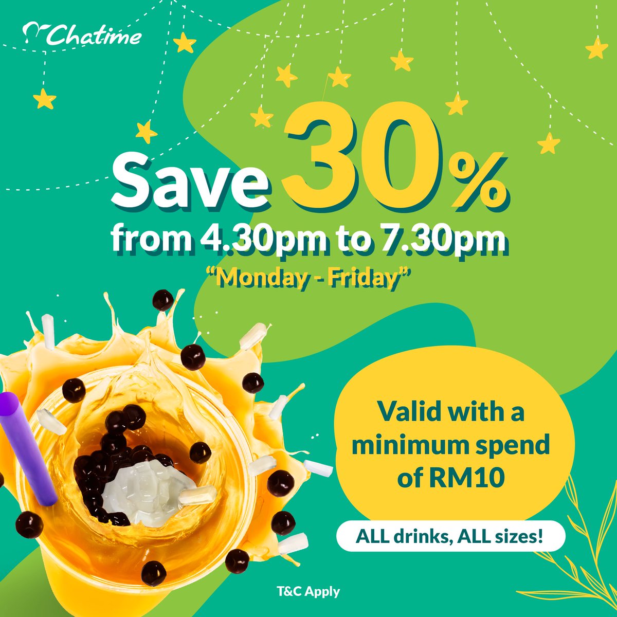 chatime_sisters's tweet photo. 30% off ramadhan promo 🥳 https://t.co/CydsbeyJzU