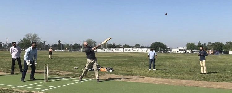 californiawale's tweet photo. Excited to celebrate the first #Cricket pitch in west Fresno county at #MadisonElementary with @CentralUSD https://t.co/7oBljJhnhN