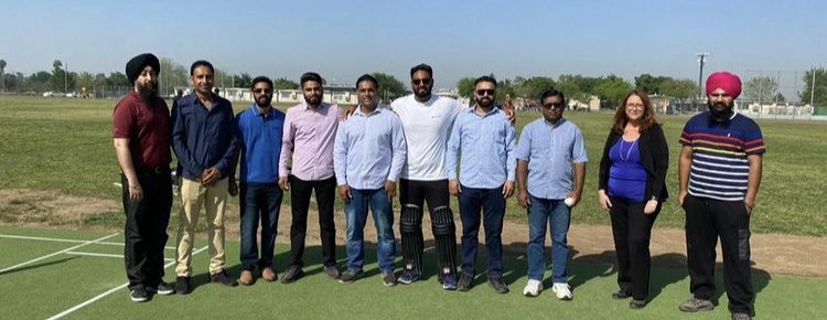 californiawale's tweet photo. Excited to celebrate the first #Cricket pitch in west Fresno county at #MadisonElementary with @CentralUSD https://t.co/7oBljJhnhN