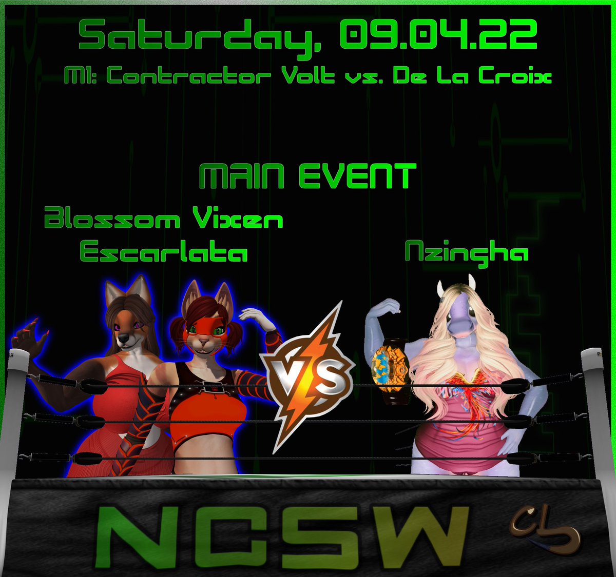 Two matches and one introduction... wait, two introductions? Guess Saturday System Checks at 12:00pm PDT is becoming something to not miss! Will you be there?

maps.secondlife.com/secondlife/Cal…
Can catch stream at youtube.com/channel/UCcCeK…