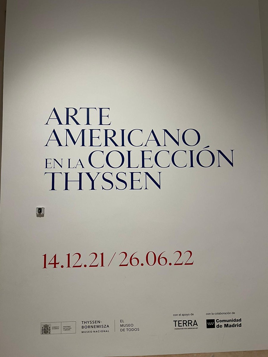SAAS_YScholars's tweet photo. Currently visiting - and loving! - the American Art collection at @MuseoThyssen. Thank you @eaas_eu  for taking as along.😍
You can have a virtual look at the collection here: 👇🖼️https://t.co/9JPgRvlKXf
 #Wastelands2022 #EAAS22 https://t.co/DlLdswxyTH