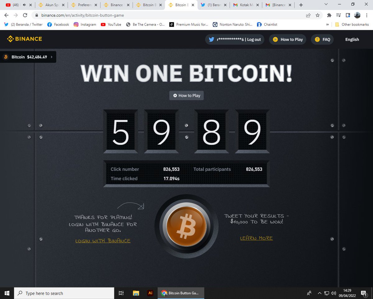 yaendbez's tweet photo. try this guys 
@saramcfl @hukaruzo @Hasan34100507 
#Bitcoin #BitcoinButton #Binance https://t.co/1nvXFveUOq