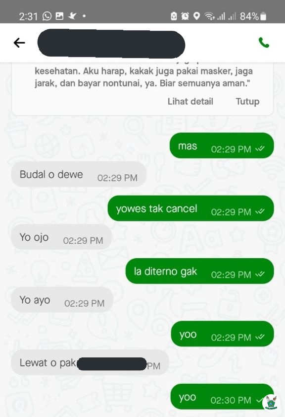 darjofess's tweet photo. sdf! mbak ku nggojek nak ITS, oleh driver mas ku dewe 😭😭😭😭 https://t.co/caT67l7fsQ