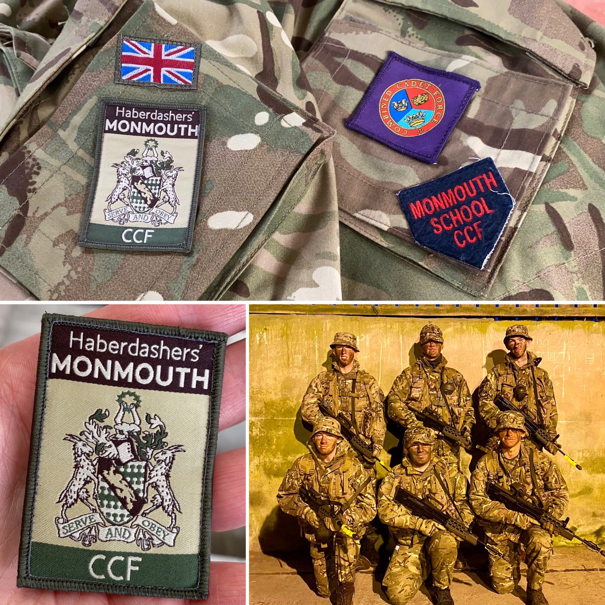 Very #proud of our senior cadets who not only represent the school but also the #HabsFamily this weekend wearing the new @Habsmonmouth TRF badge. @HaberdashersCo @AngusWatson13 (Thanks 🙏 @HA_CCF for badge design)