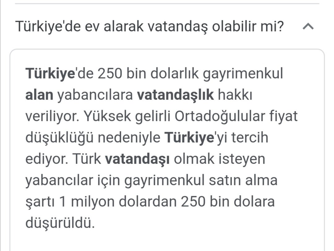 <a href="/SariBunyamin/">Bünyamin SARI</a> <a href="/mtgundogan/">Prof. Dr. Mete GÜNDOĞAN</a> 1milyon dolardan 250bin dolara düşmüş neden acaba 🤔💰💰💰 lazım işin içinden çıkılmıyor artık. Geçen sene 350 bin tl alınan ev bu sene 1.750 bin tl satılıyor. Kiracılara rabbim yardım etsin ev sahibi olmak çok zorlaşıyor
