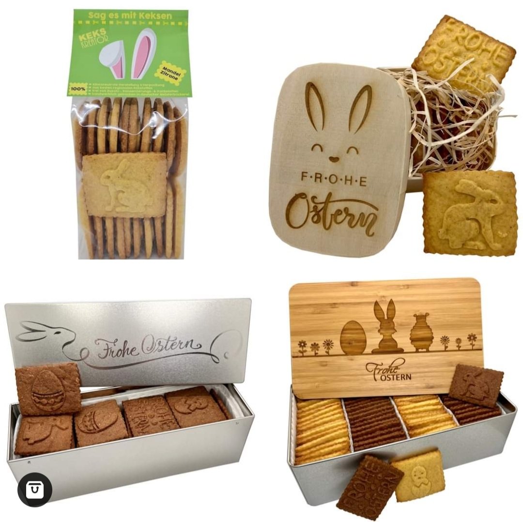 KeksKreator's tweet photo. Letzte Chance🐰🍪😍 Noch bis Sonntag 24:00 Uhr bestellen und wir backen und versenden eure Osterbestellung direkt am Montag🍪🧑‍🍳
#Ostern #Handwerk #Logokekse #SagsmitKeksen
https://t.co/2ygcd6qxZ4 https://t.co/NT2YvJY27F