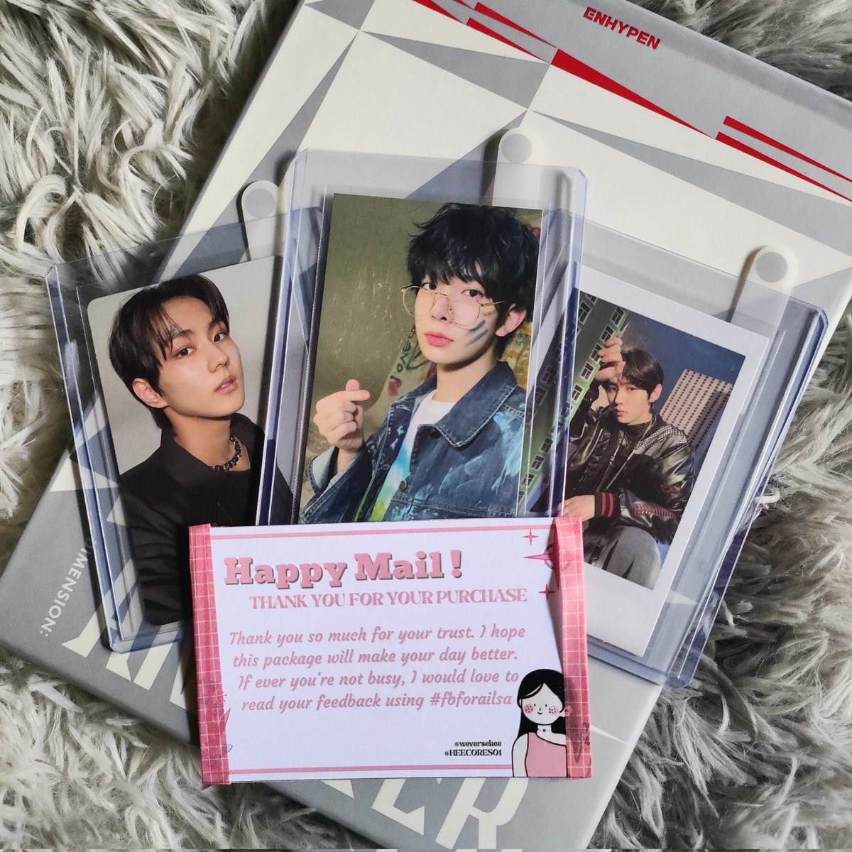 _tdpeach's tweet photo. — happymail | @weversehee

Hee Enniv haver na! 😍 Tysm po! Safe na safe silang dumating. Very fast transaction ❤️ 1000/100!

#fbforailsa https://t.co/nOr3fxDD2h