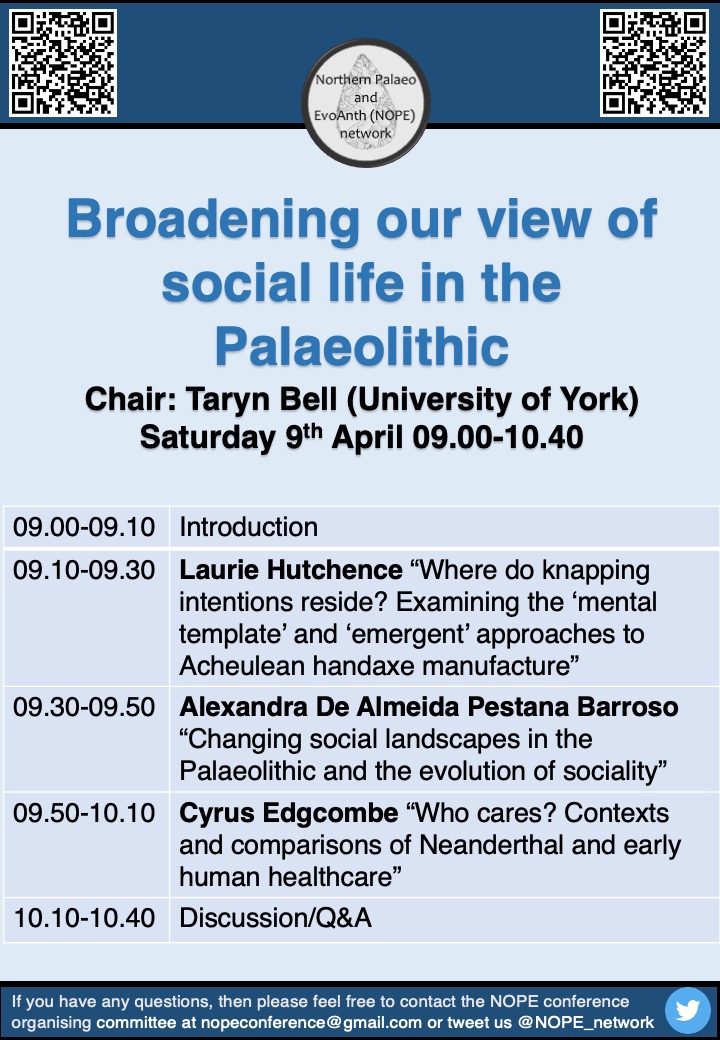 Northern Palaeo and EvoAnth (NOPE) Network tweet media