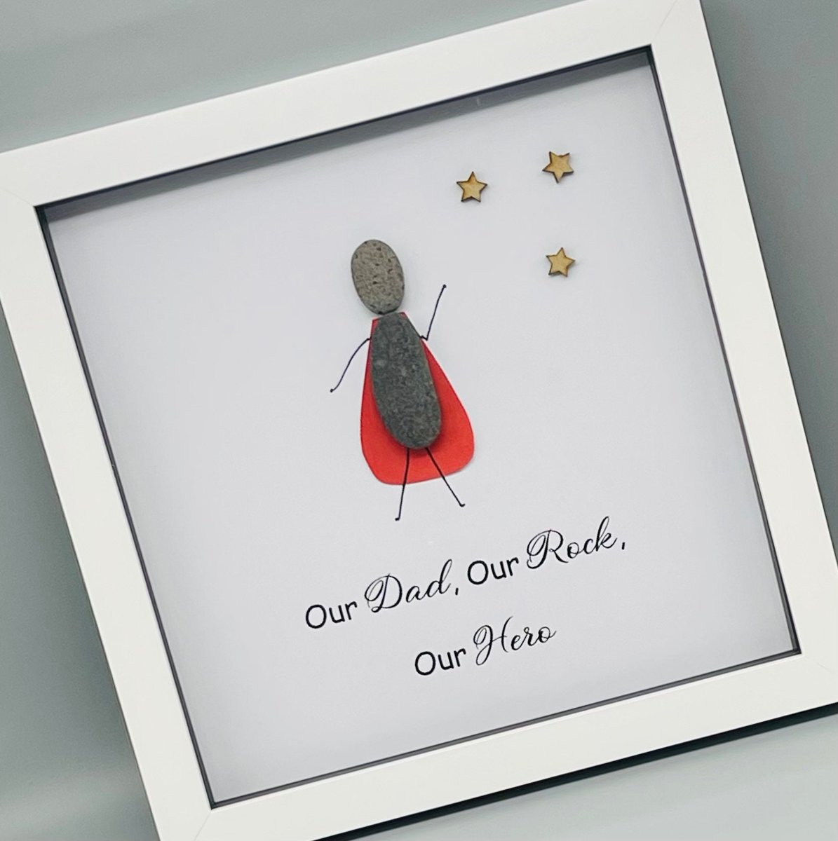 made_gem's tweet photo. Fathers Day is soon going to be here, it's my busiest time of the year so please don't delay in getting those orders in early 💙
Excited to share the latest addition to my #etsy shop: Fathers day gift, Superhero picture, Pebble art framed gift for Dad. Wall art, Home d https://t.co/wuXKrfelfP
