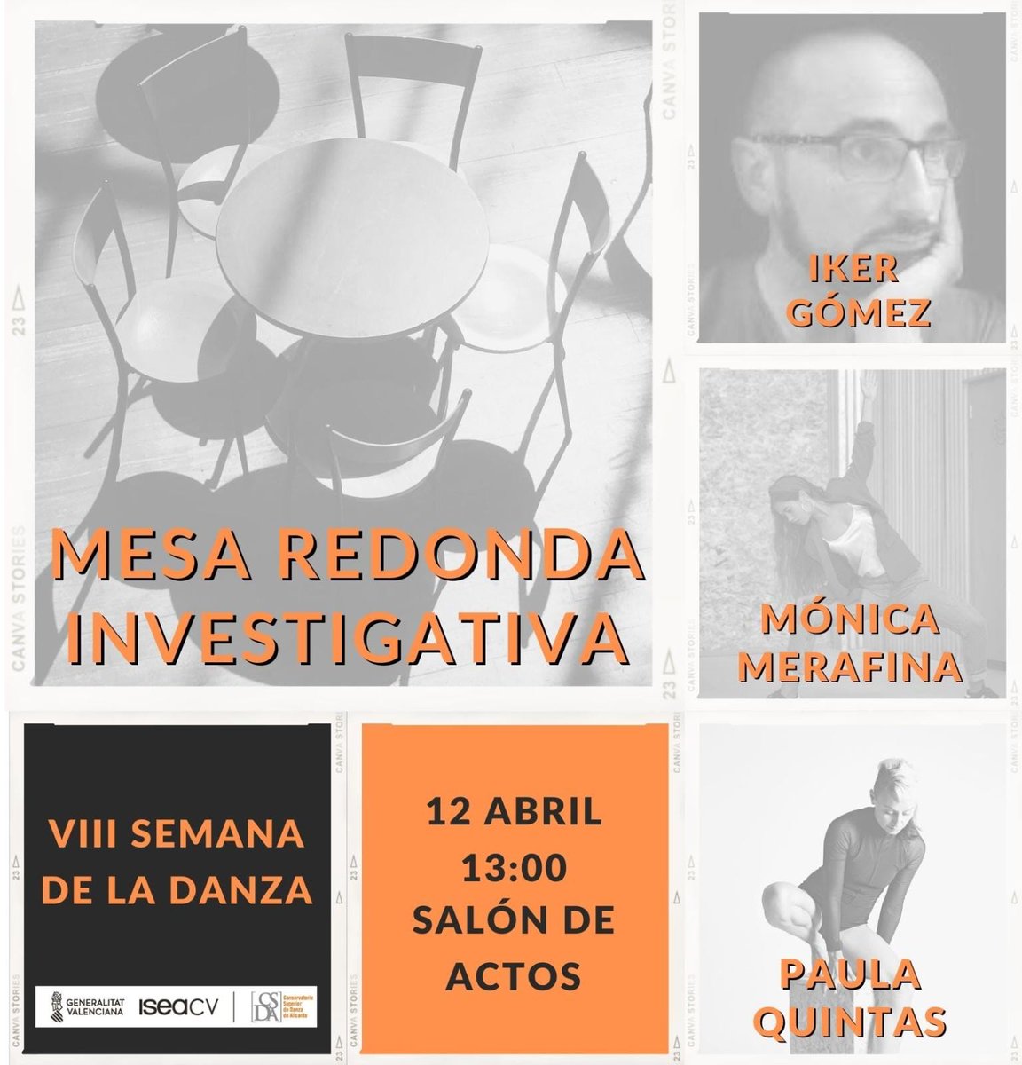 CSD_ALICANTE's tweet photo. Mesa redonda investigativa - 12 abril - 13:00h - Salón de actos
Estará formada por Iker Gómez, Paula Quintas y la #GraduadaCSDA Mónica Merafina. Esta mesa va a estar moderada por la #DocenteCSDA Noelia Gregorio.
@GVAinnova @DIseacv @iseacv https://t.co/0lyaswmrNV