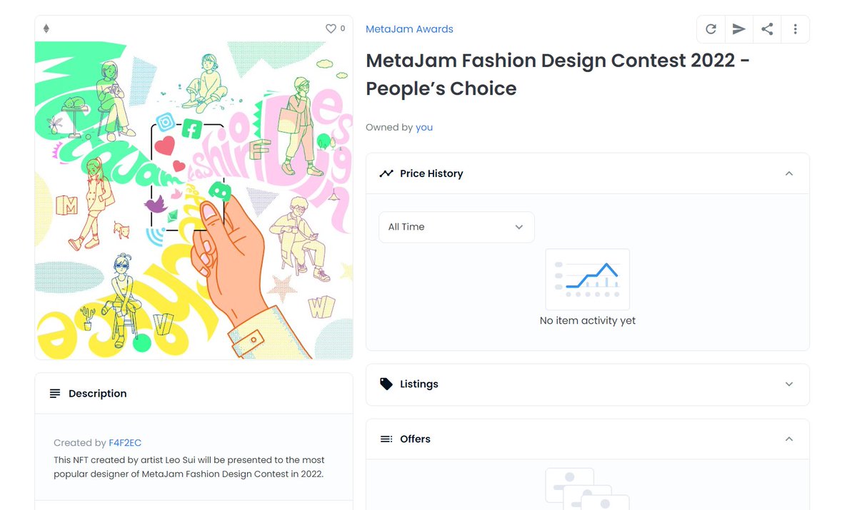 MetaMonsterHall's tweet photo. Thanks to @DragonCityIO for hosting MetaJam Fashion Design Contest 2022🔥
#Decentraland #DragonCity #MetaJam https://t.co/FhqHjnIeQ0