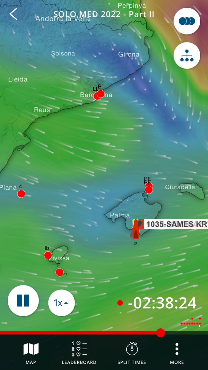 codigozero2020's tweet photo. En poco mas de 2h segunda salida de la #SOLOMED22 desde @cnsarapita. La meteo ha obligado a adelantarla 24h. Seguidla desde @tractraclive https://t.co/PmSbuu0kFz