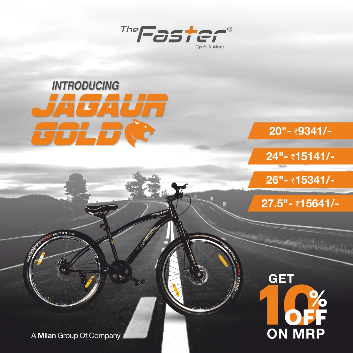 thefasternindia's tweet photo. Take advantage of a 10% discount on your favourite cycle, "Jagaur Gold": it is way faster. Designed specifically for Generation Z! (This is a limited-time promotion.)
#thefastercycles #thefaster #cycles #cycling #biking #fitness #healthylifestyle #gujarat #newarriving #newmodel https://t.co/RueBbGT0Sg