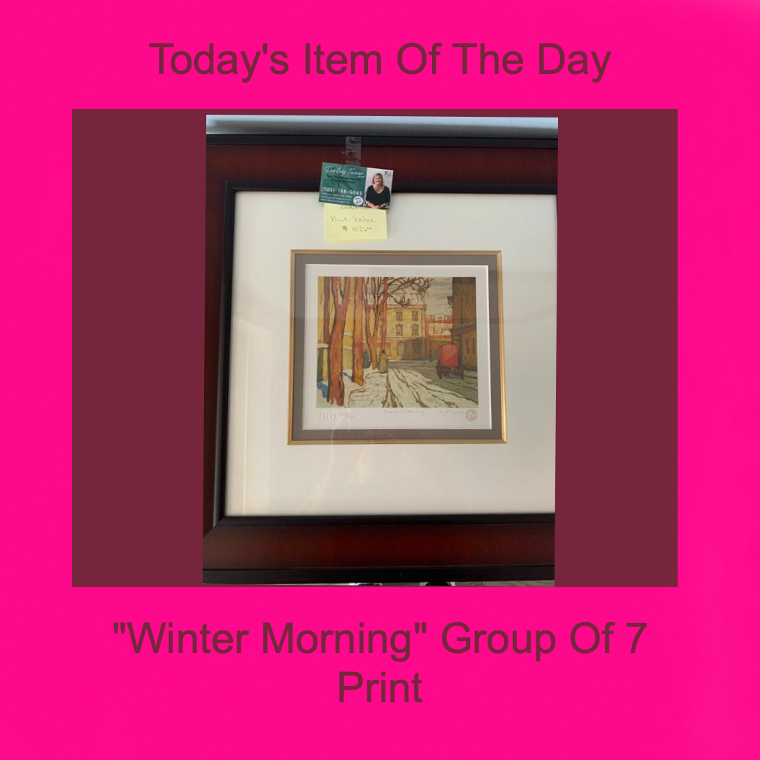 Hey Petes Fans, 

Today's Auction Item Of The Day Is A "Winter Morning" Group Of 7 Print 

Today Is The Final Day For Bidding, And Tonight Winner's Will Be Announced, So If You Want To Go Home With A Cool Prize, Bid On This Item Before The Auction Closes.