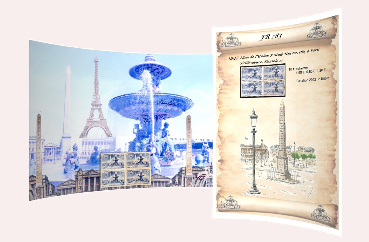 barbierjeanf's tweet photo. Paris, Place de la Concorde, Eiffel Tower, Hôtel de la Marine, Obelisk in an A4 color print Decoration and Philately by JFBdecor https://t.co/VGvmAE5uC0 via @Etsy
#ParisCityLove #OriginalArtwork #IndoorWallDecor #Philately #MintVintagestamps #GiftIdea #SingleModel #A4ArtPrint https://t.co/xRBp9fIhGk