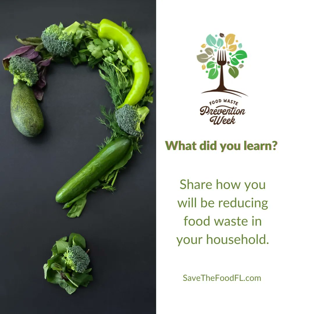 savethefoodweek's tweet photo. What did you learn during #FoodWastePreventionWeek that you found most useful in your daily life? #foodstoragetips #SaveFoodSaveMoney https://t.co/XuLWNTZTXB